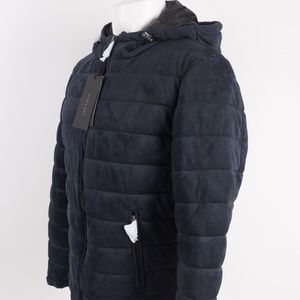 faux suede puffer jacket zara